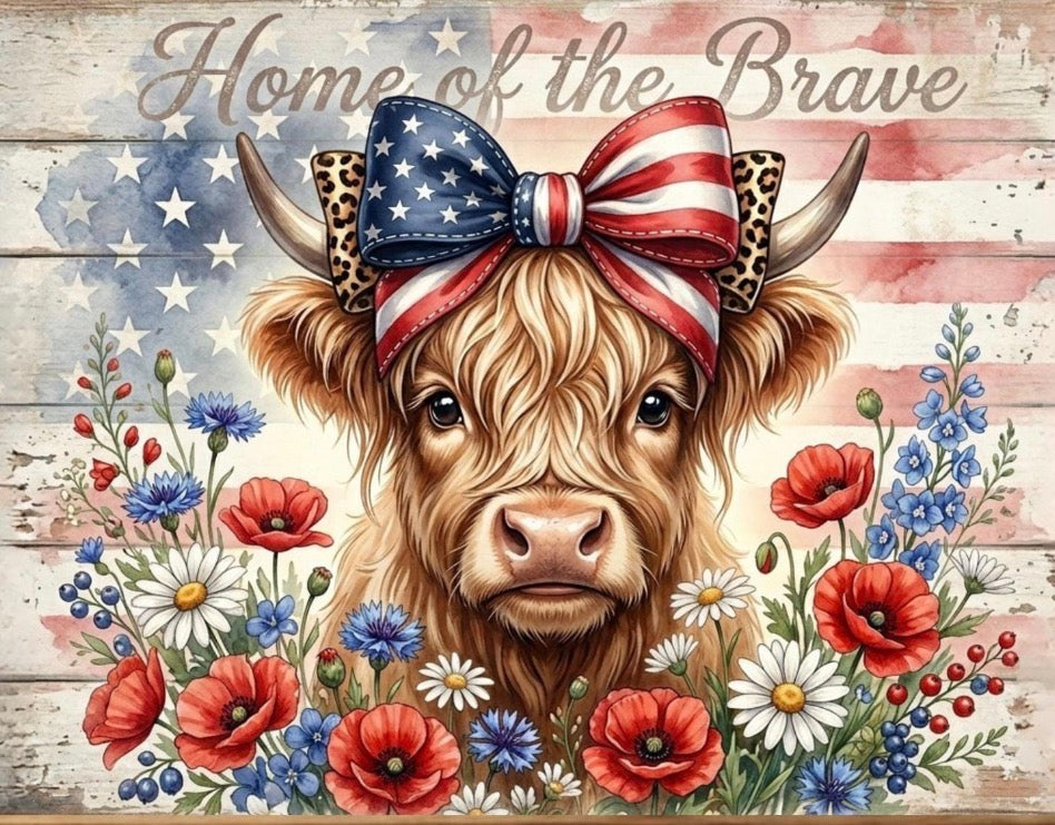 Home of the Brave Cutting Board