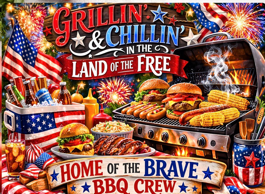 Grillin & Chillin Cutting Board