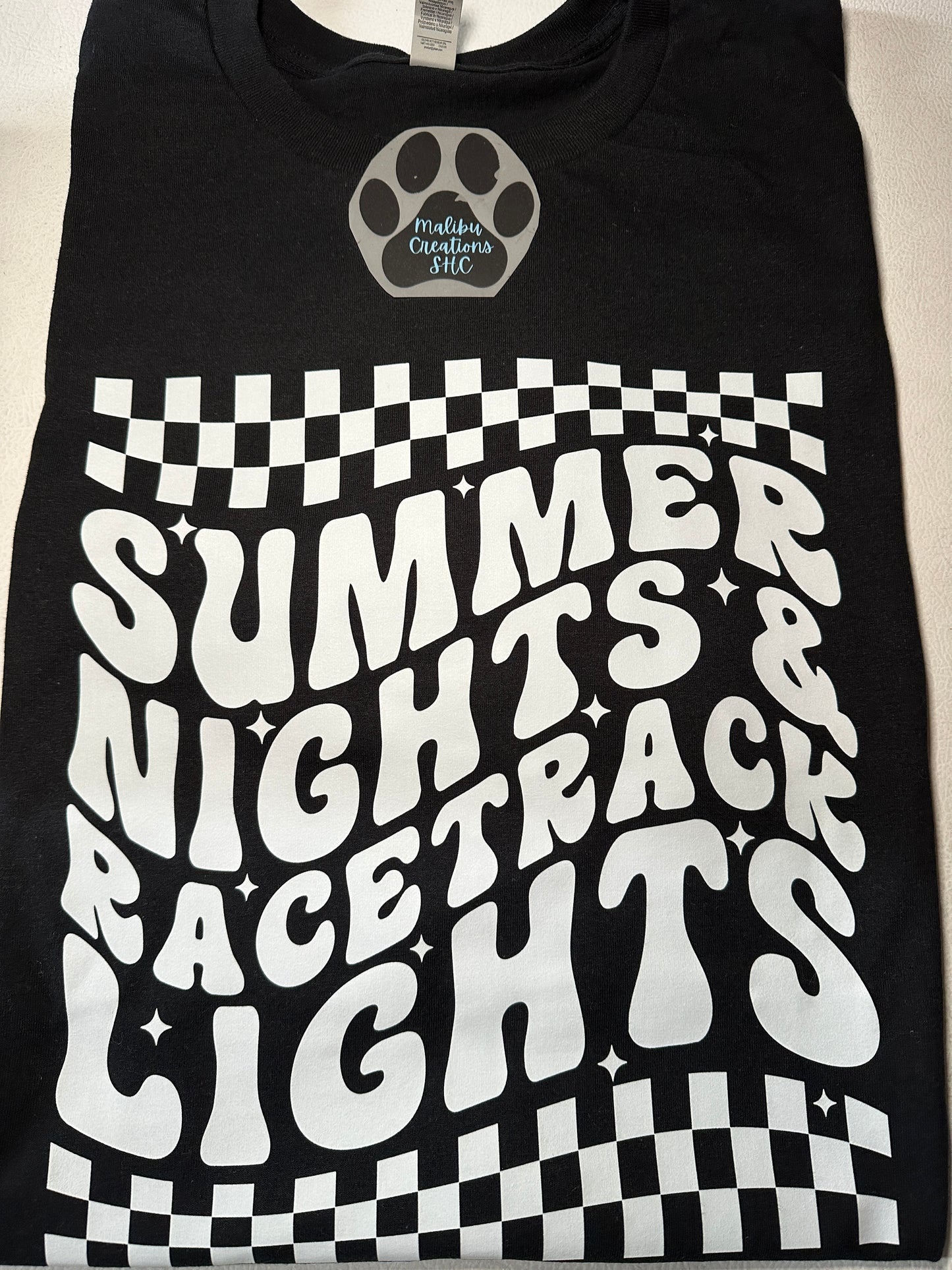 Summer Nights Racetrack Lights T-Shirt