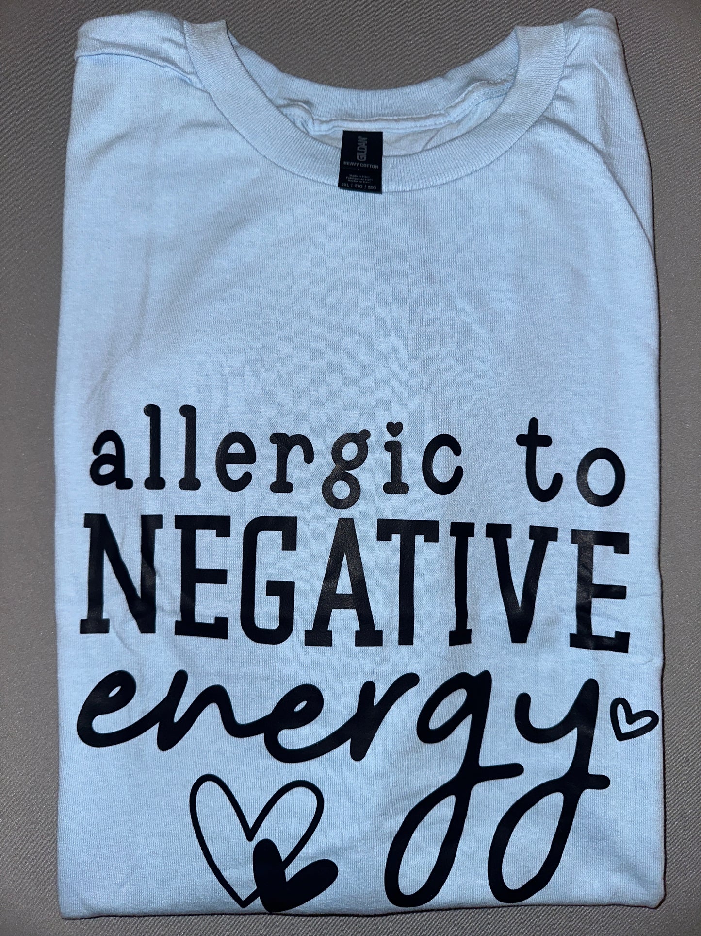 Allergic to Negative Energy