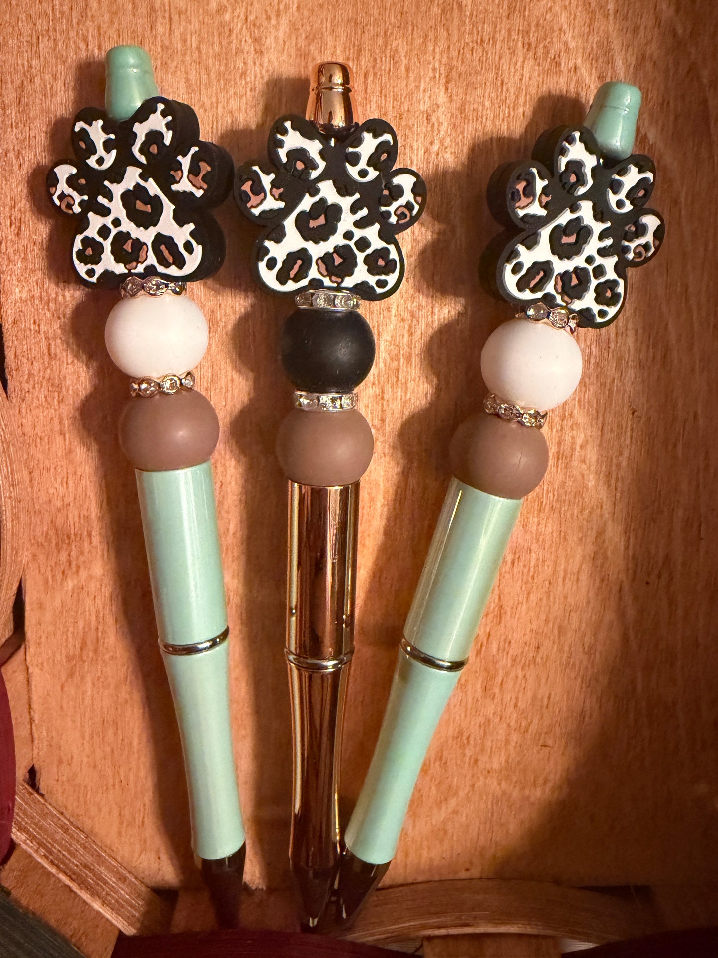Cheetah Paw Print Beaded Products