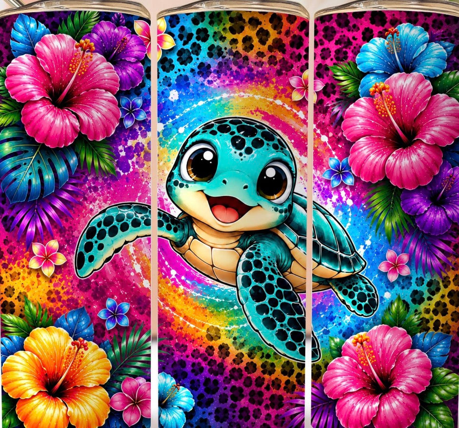 Colorful Sea Turtle