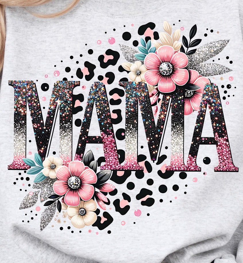 Floral Leopard Mama