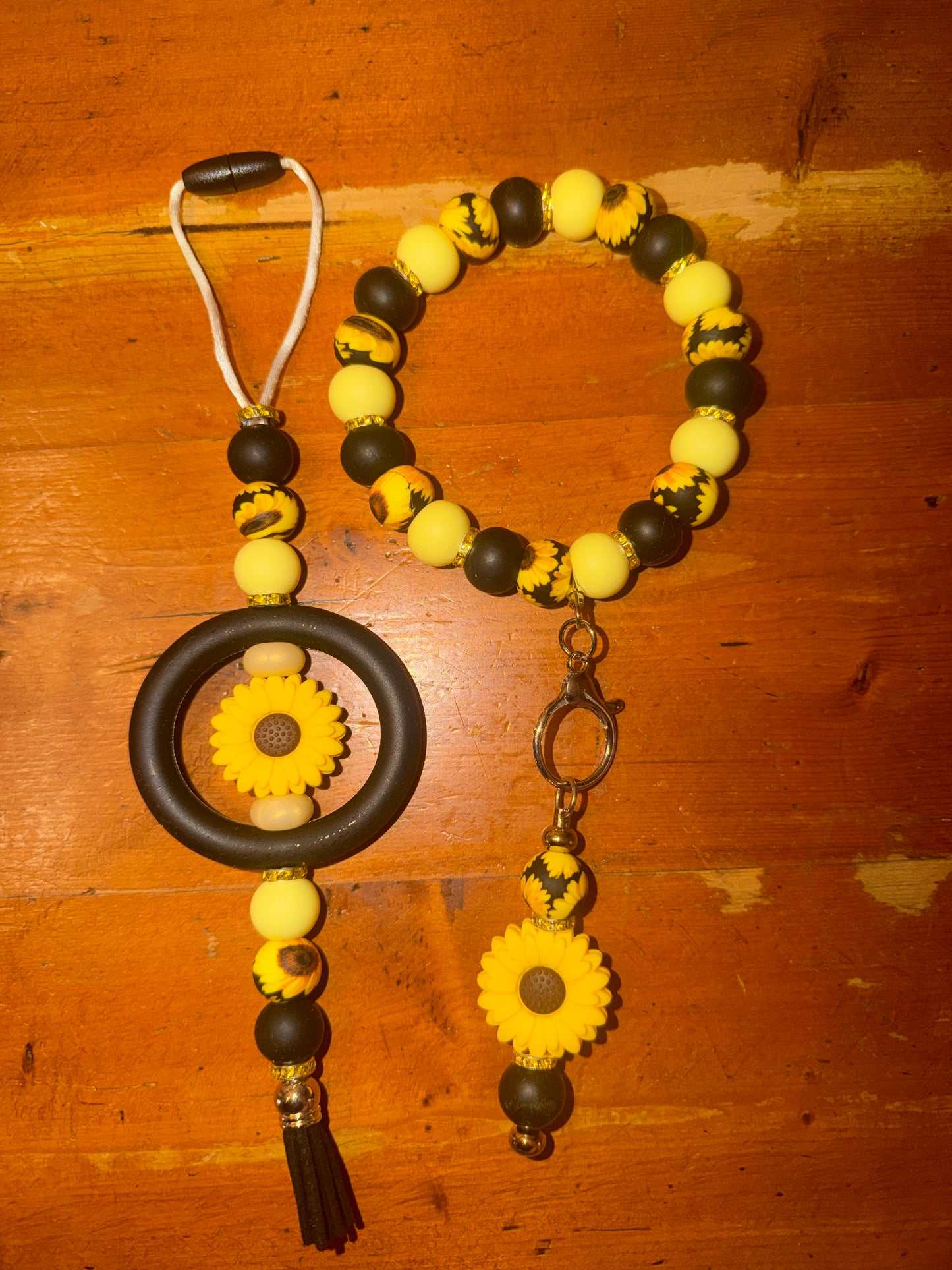 Sunflower Beaded Set