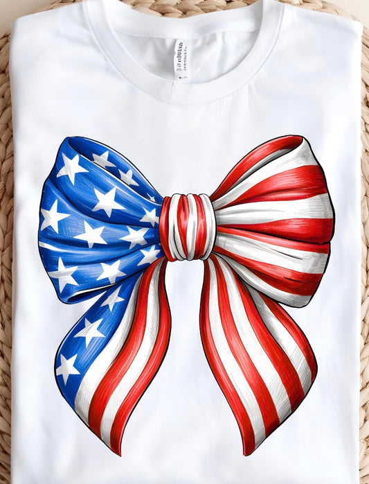 American Flag Bow