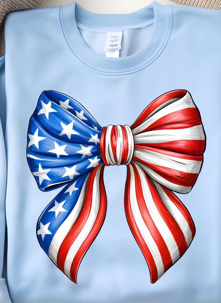American Flag Bow