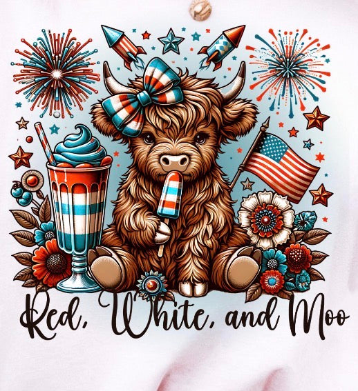 Red, White and Moo Highland