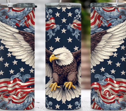 Eagle with Flag